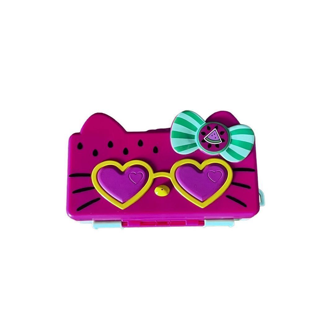 Hello Kitty Sanrio Collectible Pencil Case Play Set Beach Party 3D Carry Case